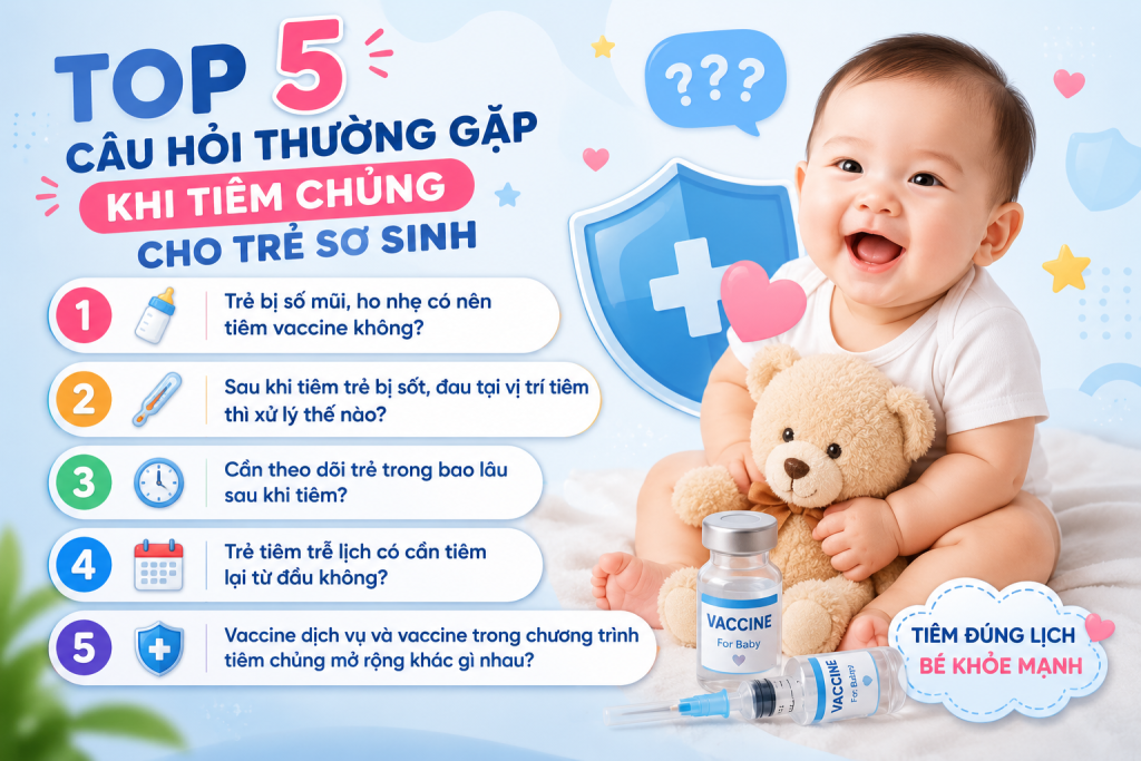 top 5 cau hoi thuong gap khi tiem vaccine cho tre